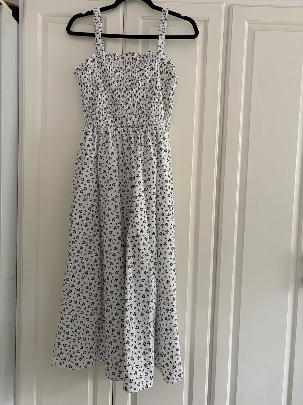 English Factory Smocked Maxi Sundress size small